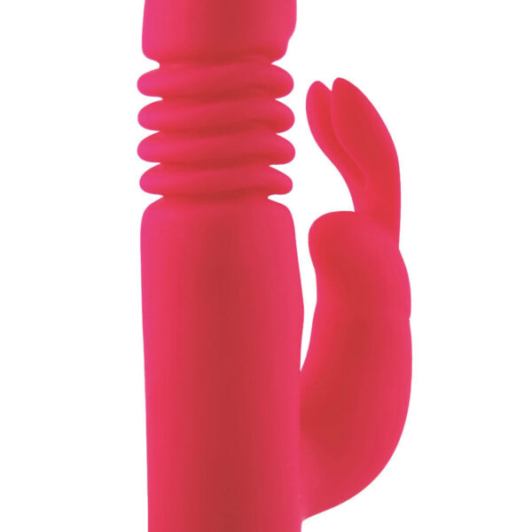 Treasure Missouri — Thrusting Vibrator, Silicone, Pink — Clitoral Stimulators — view 8