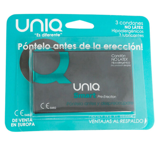 Uniq Smart — Non-Latex Condoms, 3 Pack — Condom 3 Packs