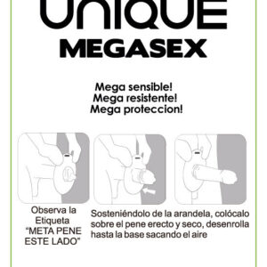Uniq Megasex — Non-Latex Condoms, 3 Pack — Condom 3 Packs — view 2