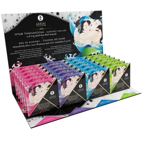 Shunga Display — Bath Salts, 24 x 75 g — Bath & Body