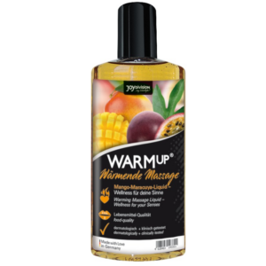 Joydivision Warmup — Warming Massage Oil, Mango and Maracuya — Edible Massage Oils