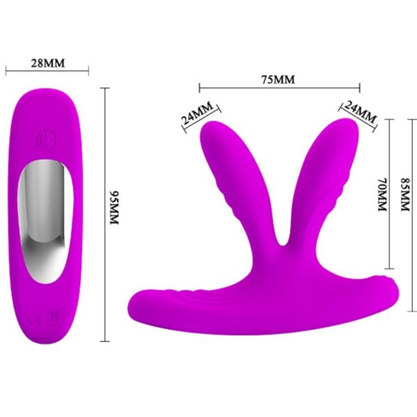 Pretty Love Magic Finger — Vibrator, Remote Control, Pink — Anal — view 4