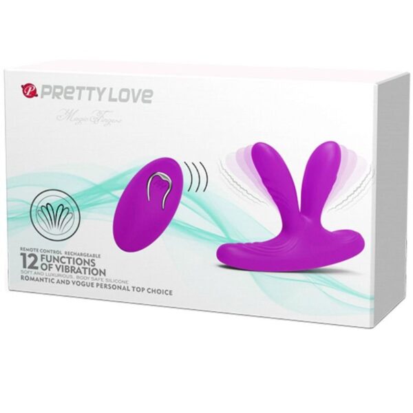Pretty Love Magic Finger — Vibrator, Remote Control, Pink — Anal — view 6