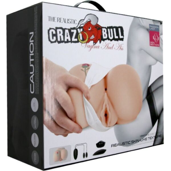 Crazy Bull Rose Tattoo — Vibrating Masturbator, Remote Control — Vibrating Strokers — view 5