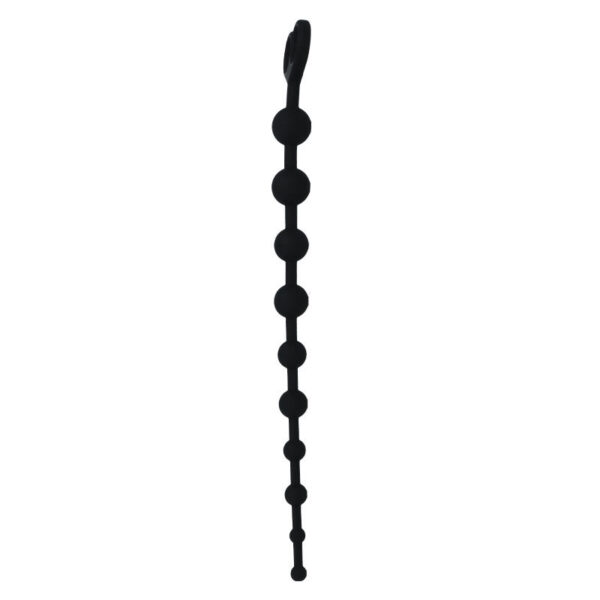 Intense Jaiden — Anal Beads, Silicone, Black — view 4