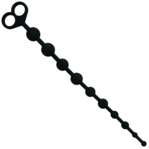 Intense Jaiden — Anal Beads, Silicone, Black — view 2