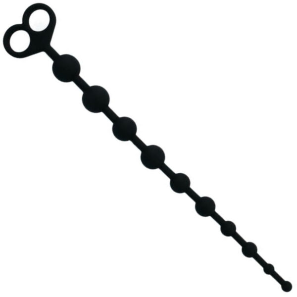 Intense Jaiden — Anal Beads, Silicone, Black — view 2