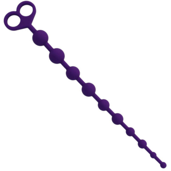 Intense Jaiden — Anal Beads, Silicone, Lilac — view 2