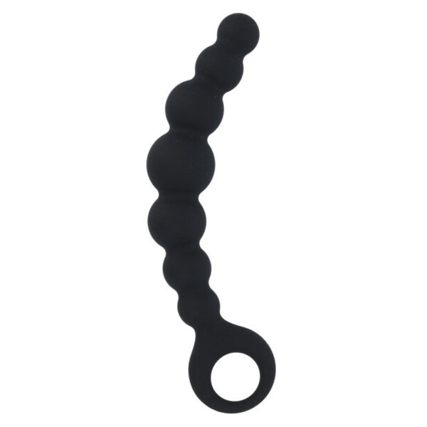 Intense Max — Anal Beads, Silicone, Black — view 2