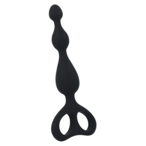 Intense Danti — Anal Beads, Silicone, Black — view 2