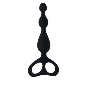 Intense Danti — Anal Beads, Silicone, Black — view 4