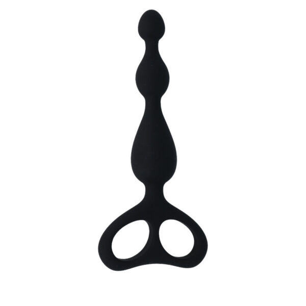 Intense Danti — Anal Beads, Silicone, Black — view 4