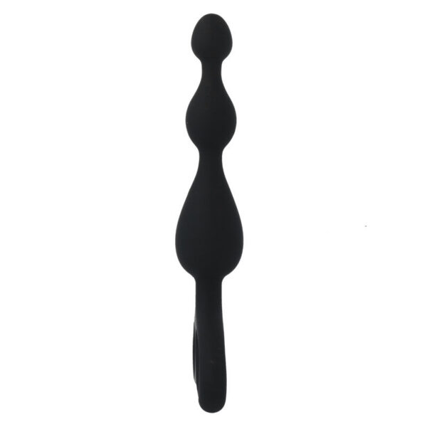 Intense Danti — Anal Beads, Silicone, Black — view 5