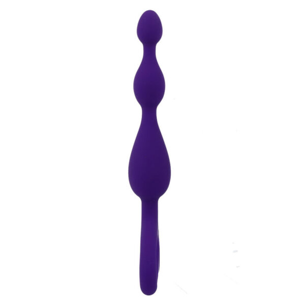 Intense Danti — Anal Beads, Silicone, Lilac — view 2