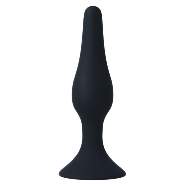 Intense Anal Level 4 — Butt Plug, Silicone, 15.5 cm, Black — view 2