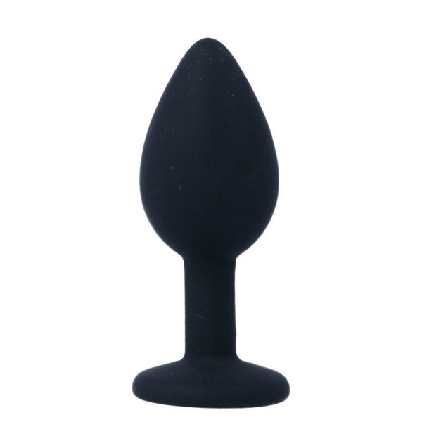 Intense Shelki — Butt Plug, Silicone, 7.2 cm, Black — Anal — view 3