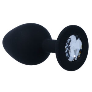 Intense Shelki — Butt Plug, Silicone, 8 cm, Black — Anal — view 2