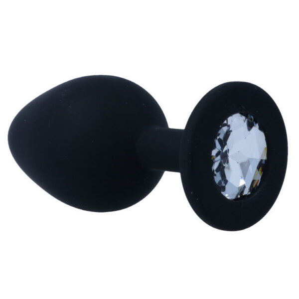 Intense Shelki — Butt Plug, Silicone, 8 cm, Black — Anal — view 2