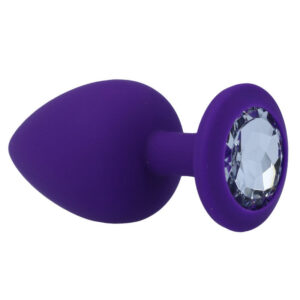 Intense Shelki — Butt Plug, Silicone, 9.2 cm, Lilac — Anal — view 3