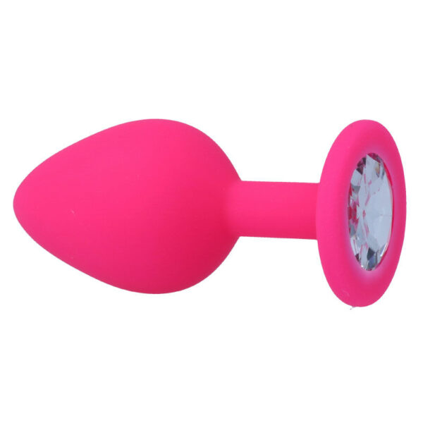 Intense Shelki — Butt Plug, Silicone, 8 cm, Fuchsia — Anal — view 4