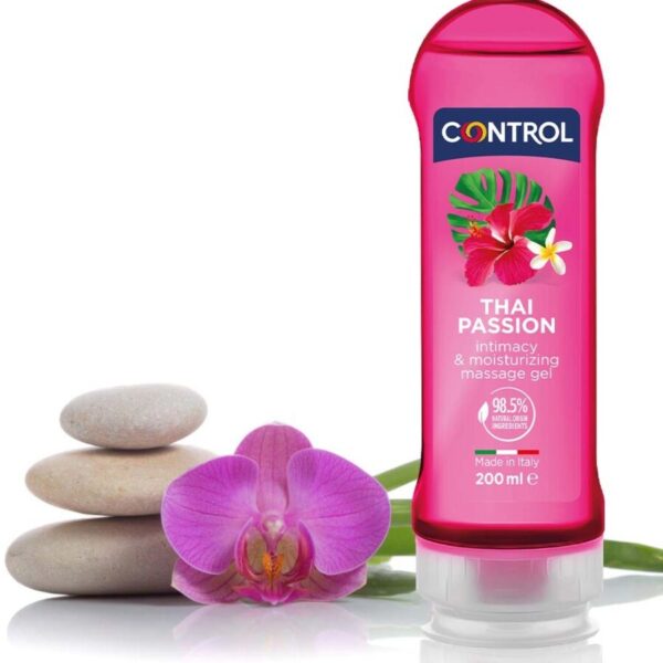 Control 2-in-1 Pleasure — Massage Gel, 200 ml, Thai Passion — Body Massage Oils