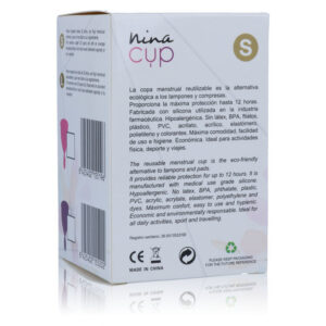 Nina Kikí — Menstrual Cup, Silicone, Size S, Pink — Menstrual Cups — view 2