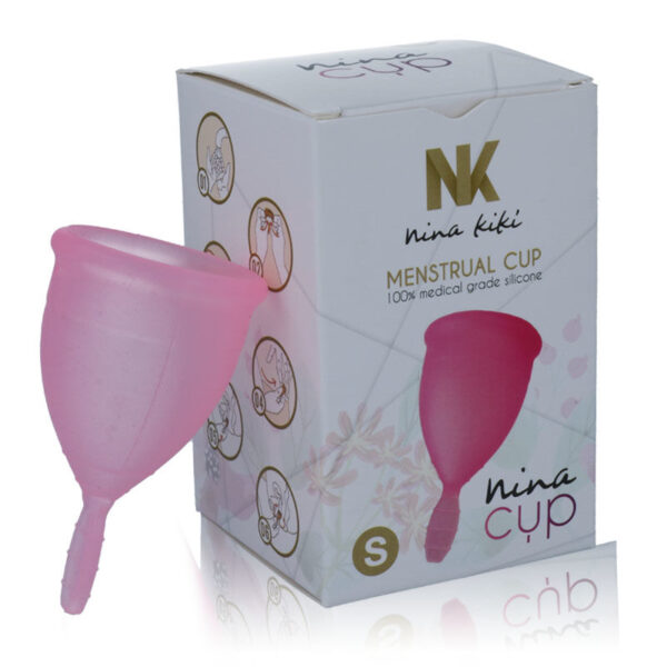 Nina Kikí — Menstrual Cup, Silicone, Size S, Pink — Menstrual Cups — view 5
