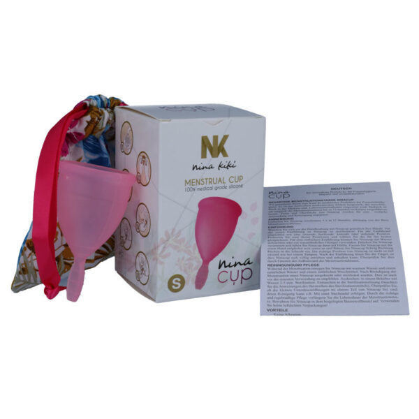 Nina Kikí — Menstrual Cup, Silicone, Size S, Pink — Menstrual Cups — view 6