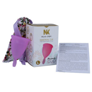 Nina Kikí — Menstrual Cup, Silicone, Size L, Purple — Menstrual Cups — view 3