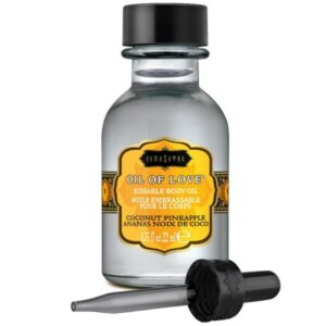 Kamasutra Oil of Love — Kissable Body Oil, Coconut Pineapple — Aphrodisiacs & Edibles
