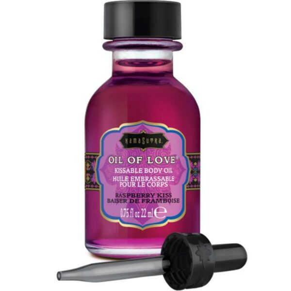 Kamasutra Oil of Love — Kissable Body Oil, 22 ml, Raspberry — Aphrodisiacs & Edibles