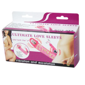Baile Ultimate Love — Vibrating Penis Sleeve, Silicone, Pink — Penis Accessories — view 3