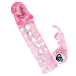 Baile Ultimate Love — Vibrating Penis Sleeve, Silicone, Pink — Penis Accessories