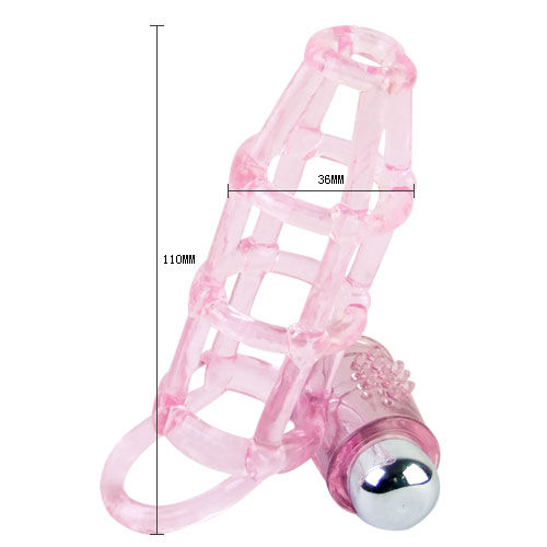Baile Sweet — Vibrating Penis Sleeve, Pink — Penis Accessories — view 5