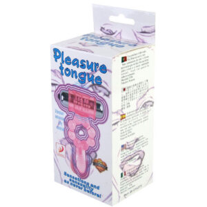 Baile Tongue — Vibrating Cock Ring, Silicone, Pink — Clitoral Toys — view 3
