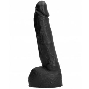 All Black with Balls — Realistic Dildo, 20 cm — Dildos — view 3