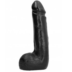 All Black Soft — Realistic Dildo, 20 cm — Anal — view 3