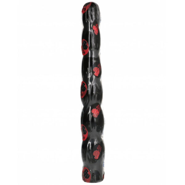 All Black Rippled — Dildo, 32 cm — Anal — view 3
