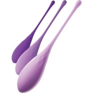 Fantasy for Her Train-Her Set — Kegel Weights, Silicone, Purple — Kegel Balls & Ben Wa Balls — view 3