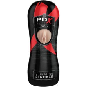 PDX Elite Pussy — Vibrating Masturbator, Waterproof — Male Masturbators — view 2