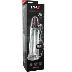 PDX Elite Suck-N-Pump — Vibrating Penis Pump, Waterproof — Penis Accessories