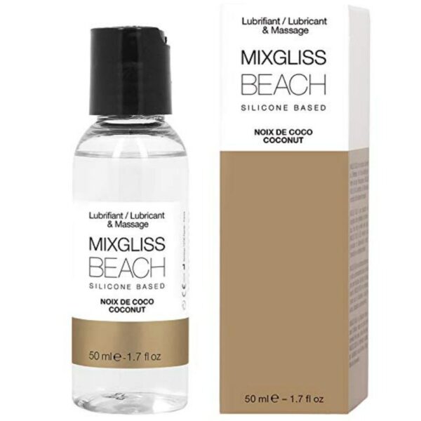Mixgliss Beach — Silicone-Based Lubricant, 50 ml, Coconut — Flavored Lubricants