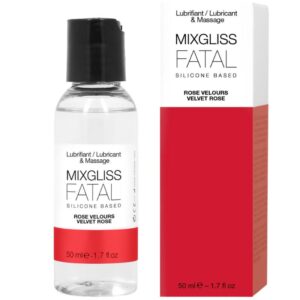 Mixgliss Fatal — Silicone-Based Lubricant, 50 ml, Velvet Rose — Flavored Lubricants