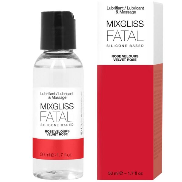 Mixgliss Fatal — Silicone-Based Lubricant, 50 ml, Velvet Rose — Flavored Lubricants