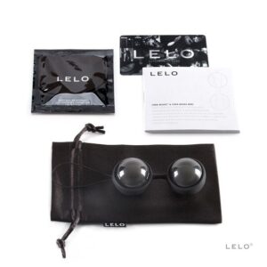 LELO Luna Beads Noir — Kegel Balls, Silicone — Ben Wa Balls — view 2