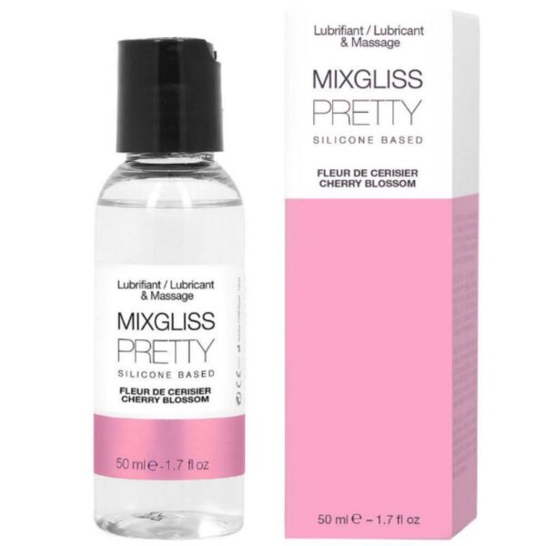 Mixgliss Pretty — Silicone-Based Lubricant, 50 ml, Cherry Blossom — Flavored Lubricants