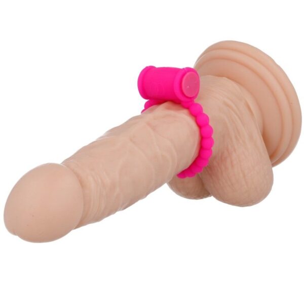 Casual Love 25 — Vibrating Cock Ring, Silicone, Pink — Cock Rings — view 3