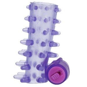 Casual Love — Vibrating Penis Sleeve, Purple — Girth Sleeves — view 3
