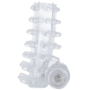 Casual Love — Vibrating Penis Sleeve, Transparent — Girth Sleeves — view 4