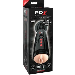 PDX Elite Dirty Talk Starter — Male Masturbator, Rechargeable — Male Masturbators — view 2